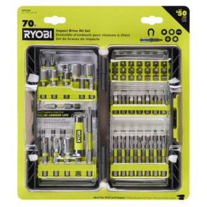 RYOBI Impact Rated Screwdriver Drill Bit Kit