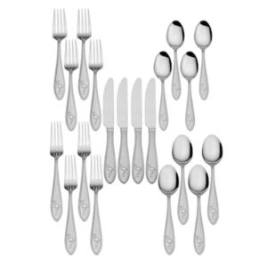 Towle Living Flamingo 20-Piece 18/0 Stainless Steel Flatware Set