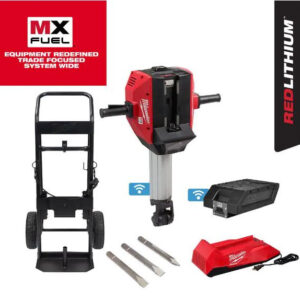 MX FUEL Lithium-Ion Cordless 1-1/8 in. Breaker with Battery and Charger