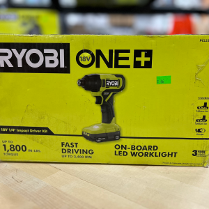 ONE+ 18V Cordless 1/4 in. Impact Driver Kit with (2) 1.5 Ah Batteries and Charge