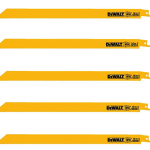 12 in. 14 Teeth per in. Straight Back Bi-Metal Reciprocating Saw Blade (5-Pack)