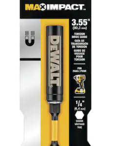 MAX IMPACT 1/4 in. Impact Rated Torsion Drive Guide Bit Holder