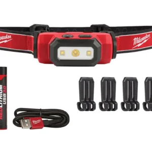 USB Rechargeable Hard Hat Headlamp
