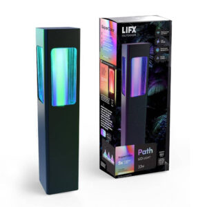 LIFX Low Voltage Black RGB Integrated LED Smart Wi-Fi Square Landscape Path Lig