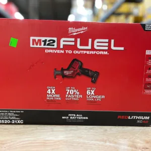 M12 FUEL 12-Volt Lithium-Ion Brushless Cordless HACKZALL Reciprocating Saw Kit w
