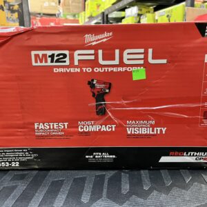 M12 FUEL 12V Lithium-Ion Brushless Cordless 1/4 in. Hex Impact Driver Kit w/Two