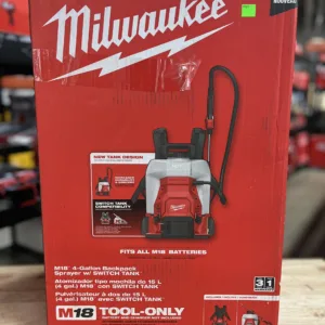 Milwaukee m18 4-Gallon Backpack Sprayer with Switch Tank
