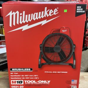 Milwaukee M18 18" Brushless Fan 0821-20