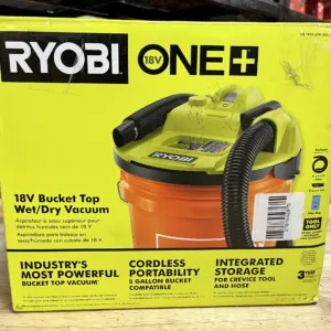 Ryobi ONE+ 18v Bucket Top Wet/Dry Vacuum PCL732B TOOL ONLY