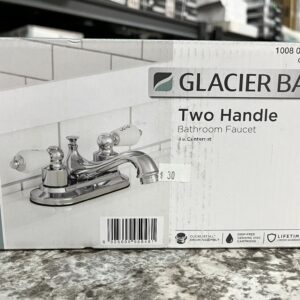 Glacier Bay Two Handle Bathroom Faucet Chrome