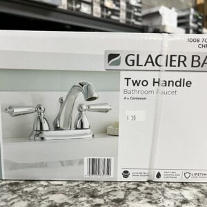 Glacier Bay Two Handle Bathroom Faucet