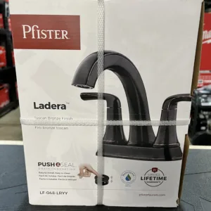 Ladera 4 in. Centerset Double Handle Bathroom Faucet in Tuscan Bronze