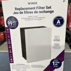Genuine Winix 115115 Replacement Filter A for C535, 5300-2, P300, 5300, White/Black