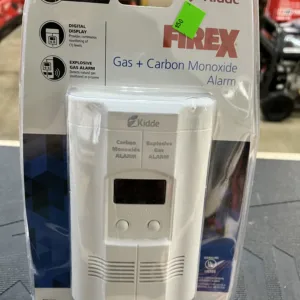 Kidde Carbon Monoxide Detector, Propane, Natural, Methane, & Explosive Gas Alarm, Plug-in Wall with 9-Volt Battery Backup, Digital LED Display